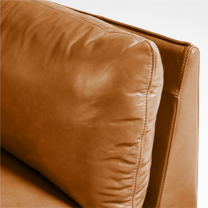 Wells Leather 2-Piece Chaise Sectional Sofa - image 7 of 9