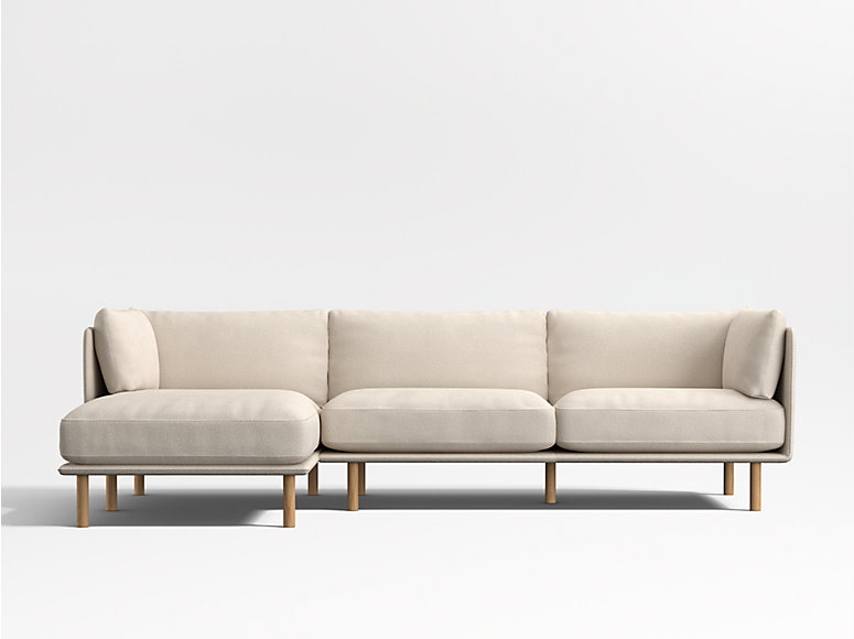 Wells Fabric with Natural Leg Collection