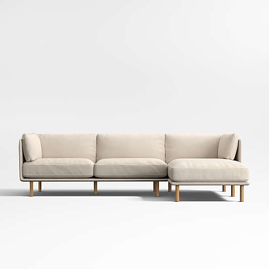 Wells 2-Piece Sectional Sofa with Chaise Lounge
