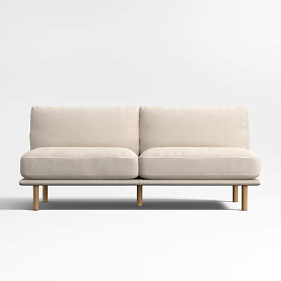 Wells Armless Sofa Sectional Piece