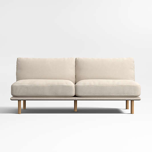 Wells Armless Sofa Sectional Piece