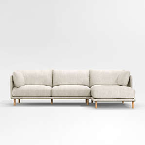 Wells sofa deals crate and barrel