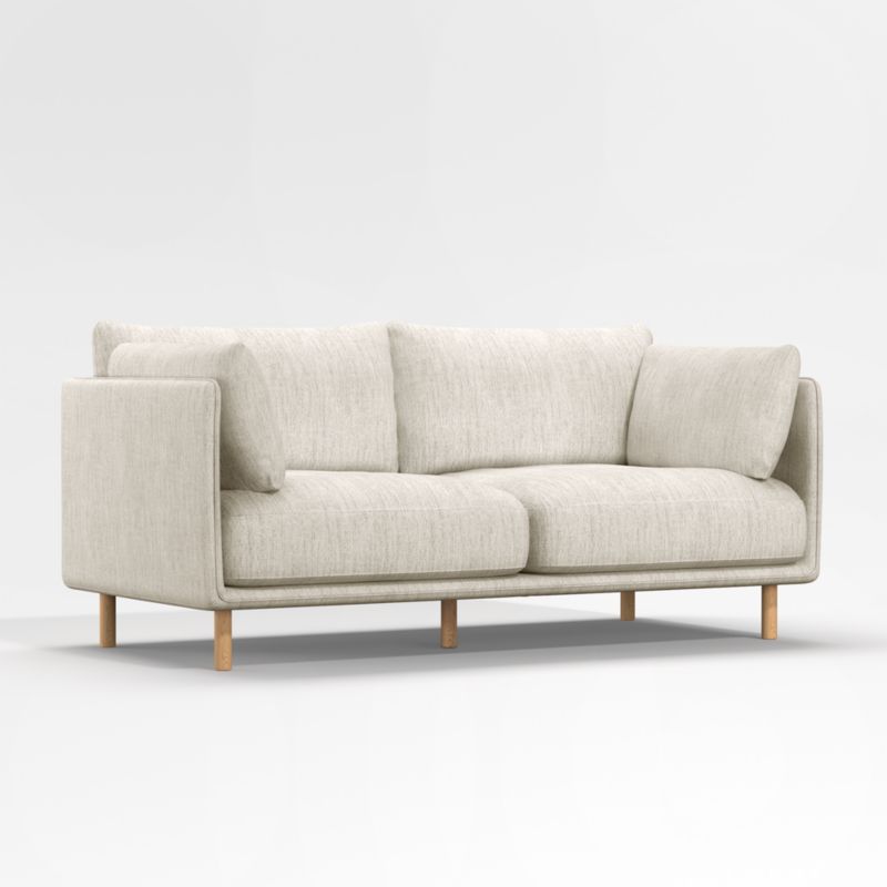 Wells Apartment Sofa with Natural Leg Finish