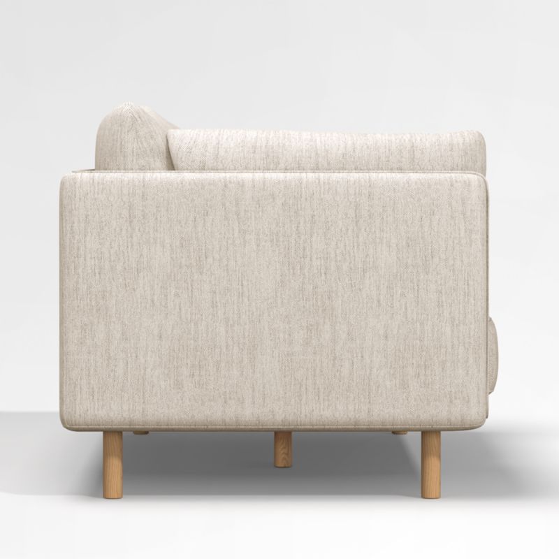 Wells Apartment Sofa with Natural Leg Finish