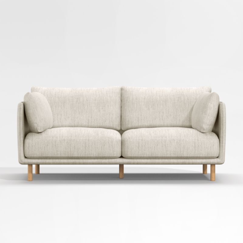 Wells Apartment Sofa with Natural Leg Finish