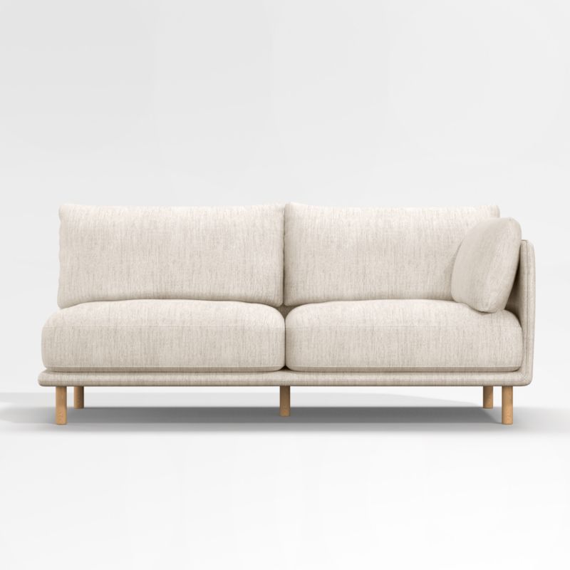 Wells Right-Arm Sofa with Natural Leg Finish