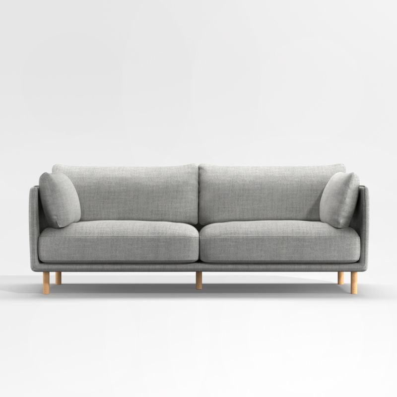 Wells Sofa with Natural Leg Finish Crate & Barrel