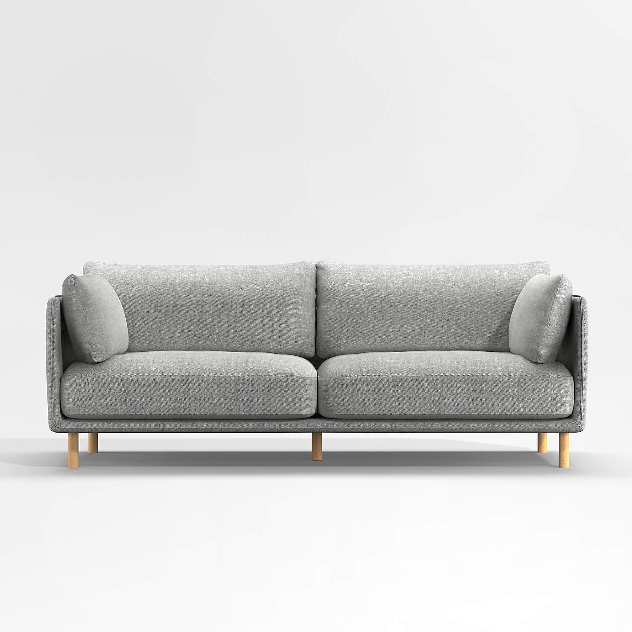 Wells Sofa with Natural Leg Finish + Reviews Crate & Barrel Canada