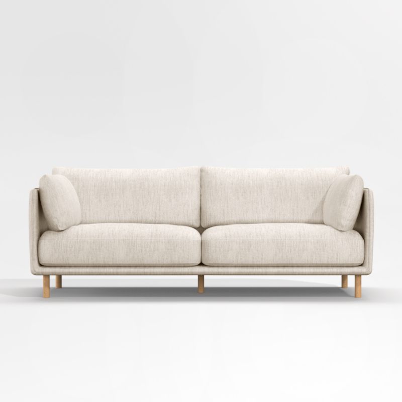 Wells Sofa with Natural Leg Finish