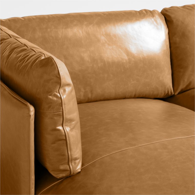 Wells Leather 2-Piece Chaise Sectional Sofa - image 10 of 10