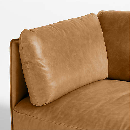 Wells 44.5" Leather Chair and a Half
