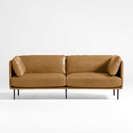 Wells 84" Leather Sofa