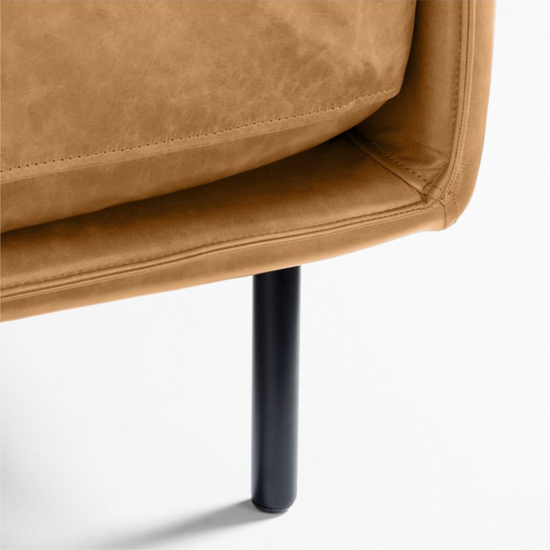 Wells Leather Accent Chair - image 9 of 8