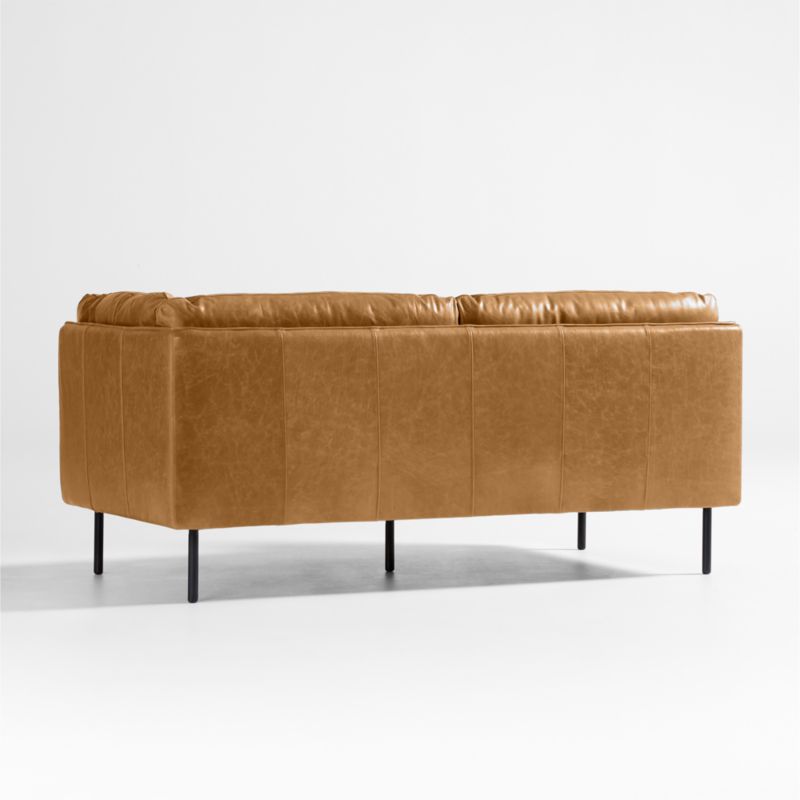 Wells Leather Apartment Sofa - image 9 of 10