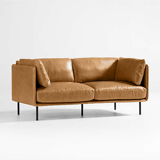 Wells Leather Apartment Sofa