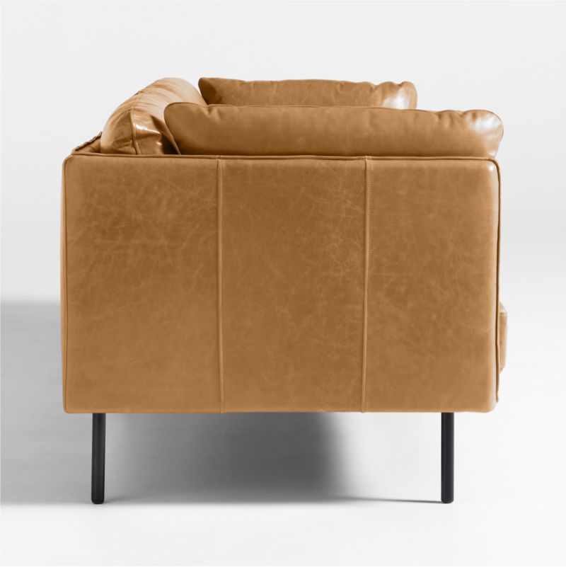 Wells Leather Grande Sofa - image 9 of 11