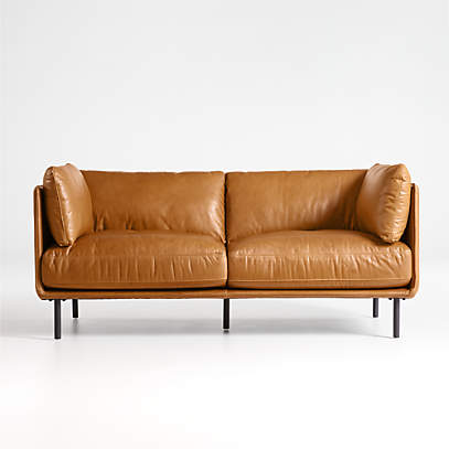 Wells Leather Apartment Sofa Reviews, Apartment Size Leather Sofa And Loveseat