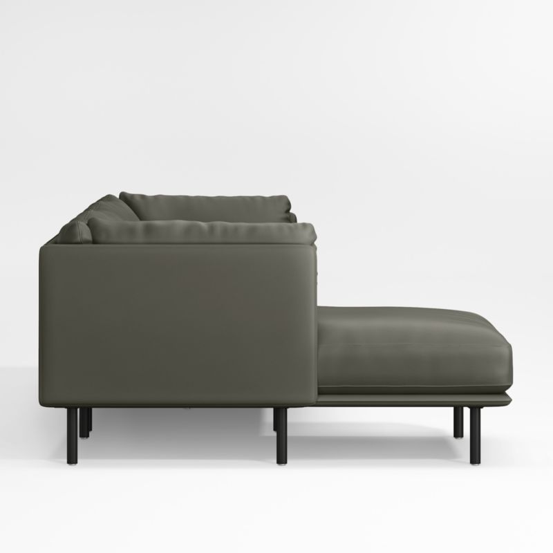 Wells Renew Vegan Leather 2-Piece Chaise Sectional Sofa - image 9 of 9