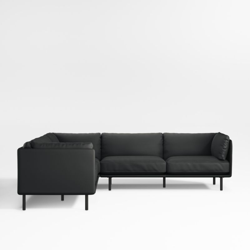 Wells Renew Vegan Leather 3-Piece Corner Sectional Sofa - image 9 of 9