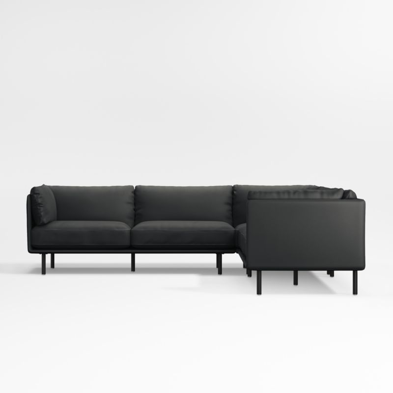 Wells Renew Vegan Leather 3-Piece Corner Sectional Sofa - image 7 of 9