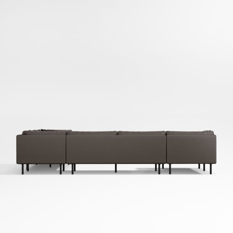 Wells Renew Vegan Leather 4-Piece Sectional Sofa - image 9 of 9