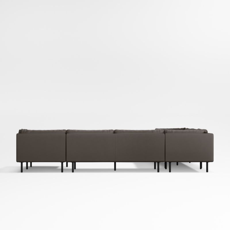 Wells Renew Vegan Leather 4-Piece Sectional Sofa - image 8 of 9