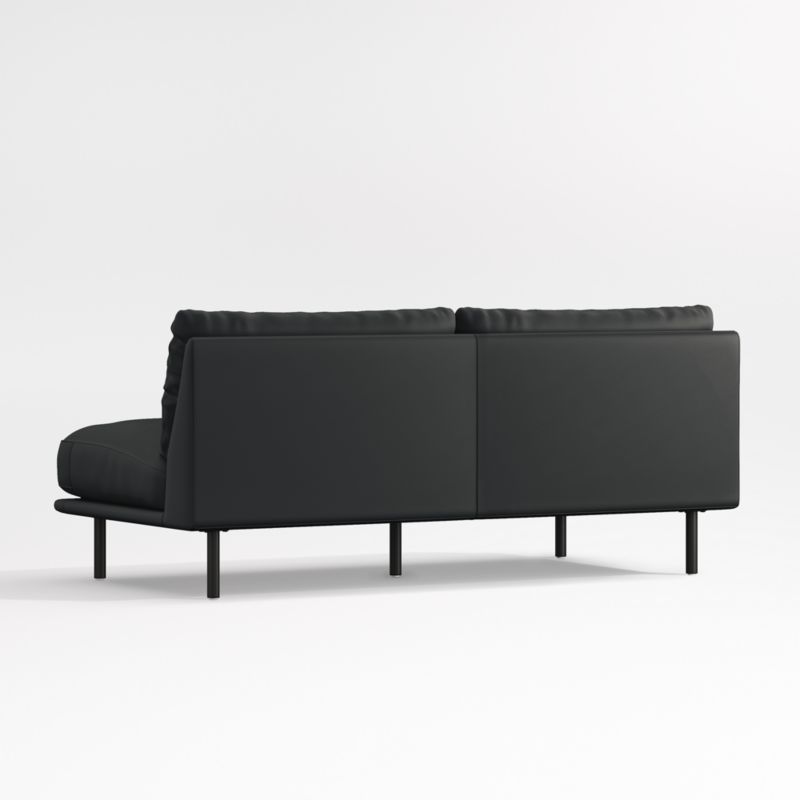 Wells Renew Vegan Leather Armless Sofa Sectional Piece - image 3 of 5