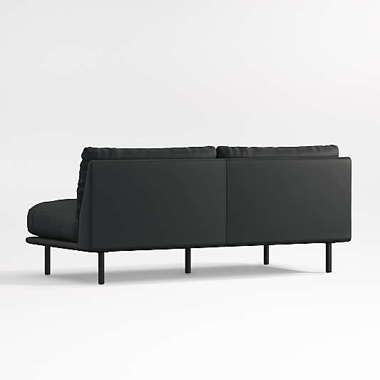 Wells Renew Vegan Leather Armless Sofa Sectional Piece