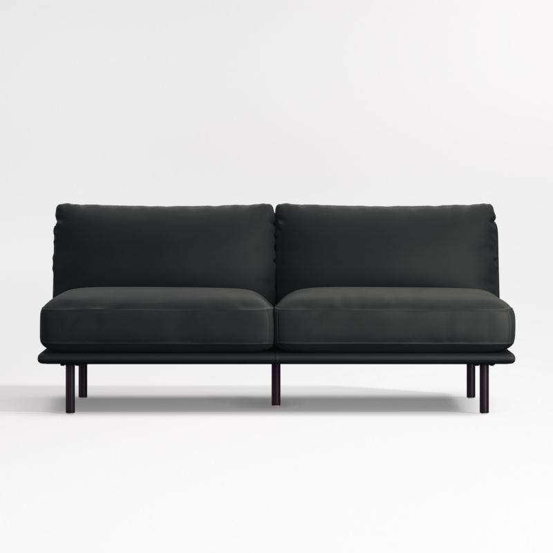 Wells Renew Vegan Leather Armless Sofa Sectional Piece - image 0 of 5