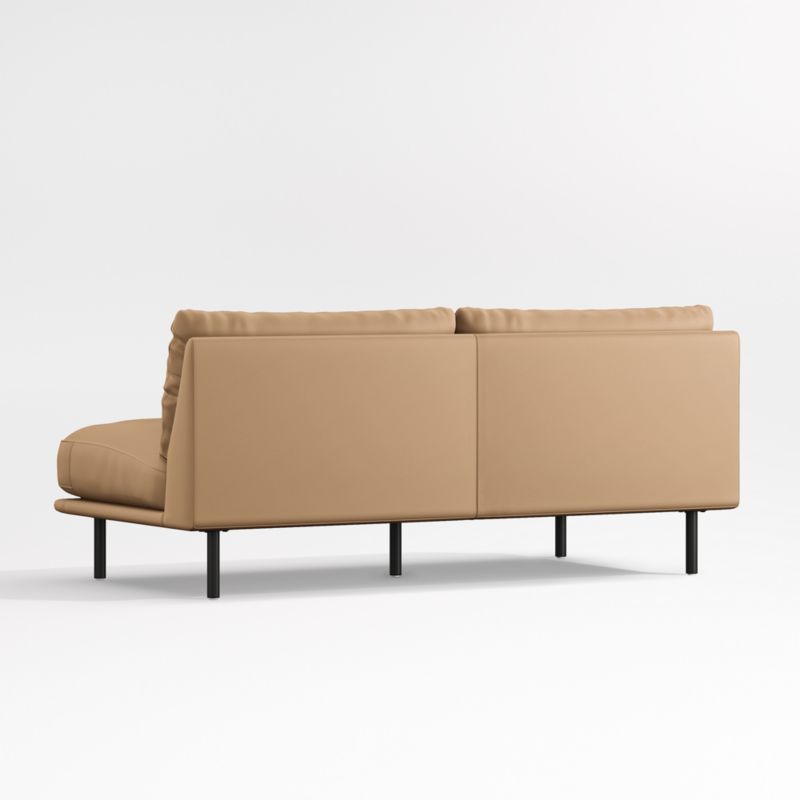 Wells Renew Vegan Leather Armless Sofa Sectional Piece