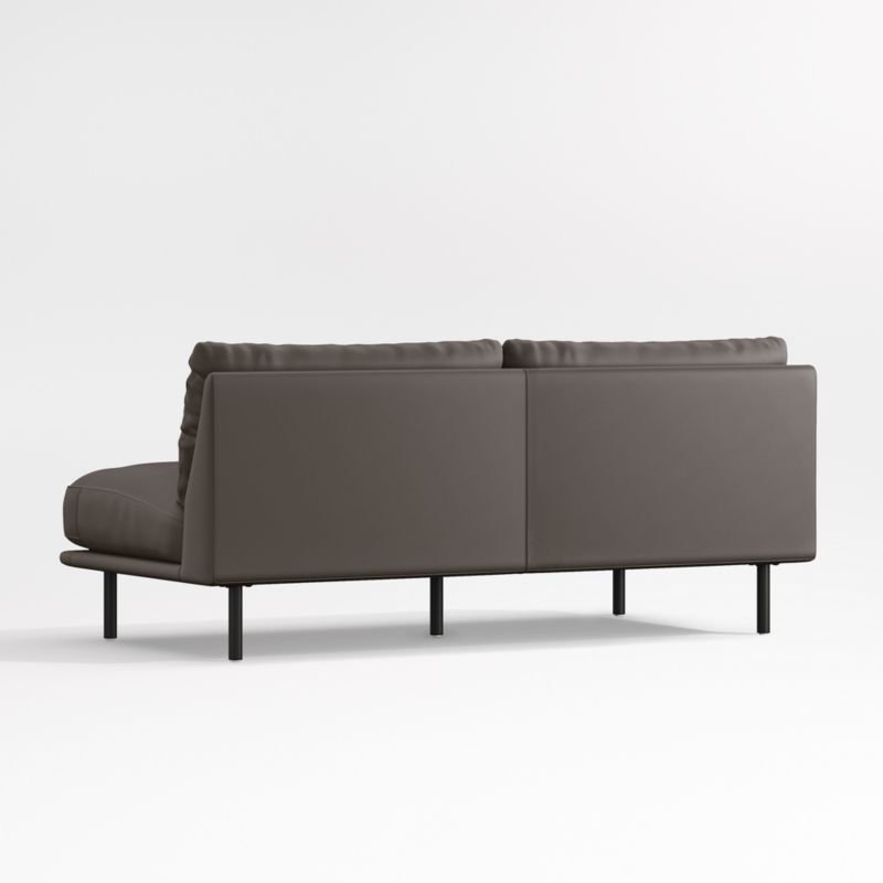 Wells Renew Vegan Leather Armless Sofa Sectional Piece - image 3 of 5