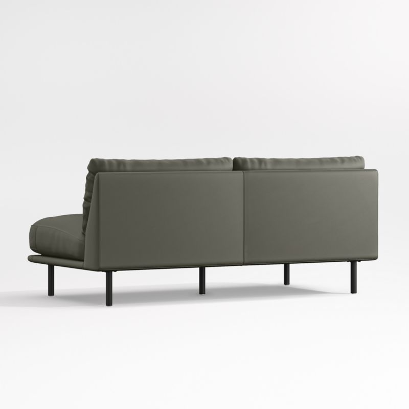 Wells Renew Vegan Leather Armless Sofa Sectional Piece - image 5 of 5