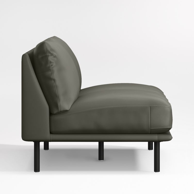 Wells Renew Vegan Leather Armless Sofa Sectional Piece - image 3 of 5