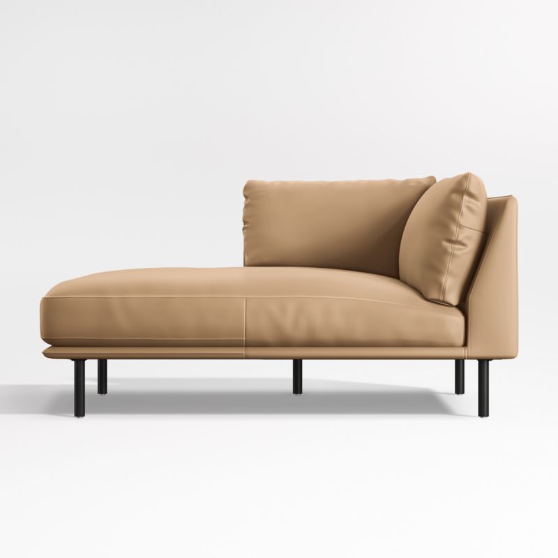 Wells Renew Vegan Leather Left-Arm Chaise Sectional Piece - image 0 of 2