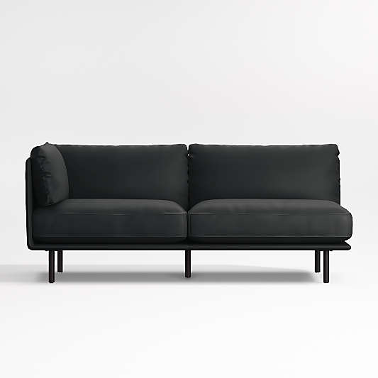 Wells Renew Vegan Leather Left-Arm Sofa Sectional Piece