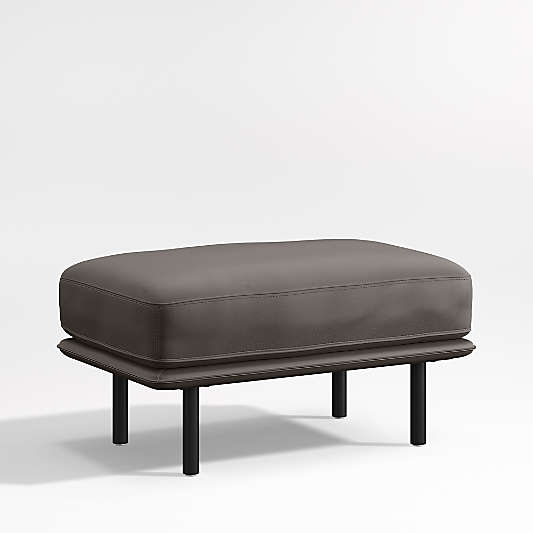 Wells Renew Vegan Leather Ottoman