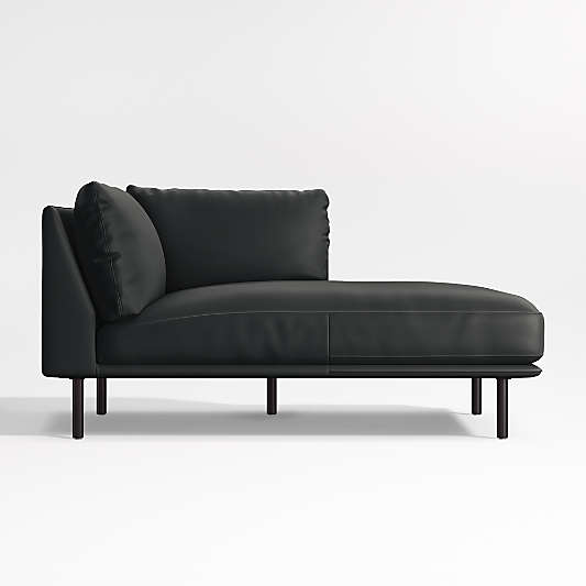 Wells Renew Vegan Leather Right-Arm Chaise Sectional Piece