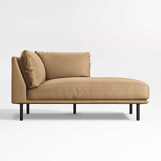 Wells Renew Vegan Leather Right-Arm Chaise Sectional Piece