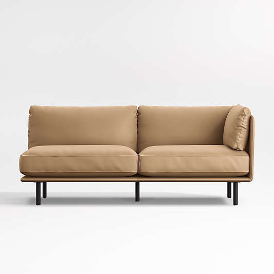 Wells Renew Vegan Leather Right-Arm Sofa Sectional Piece