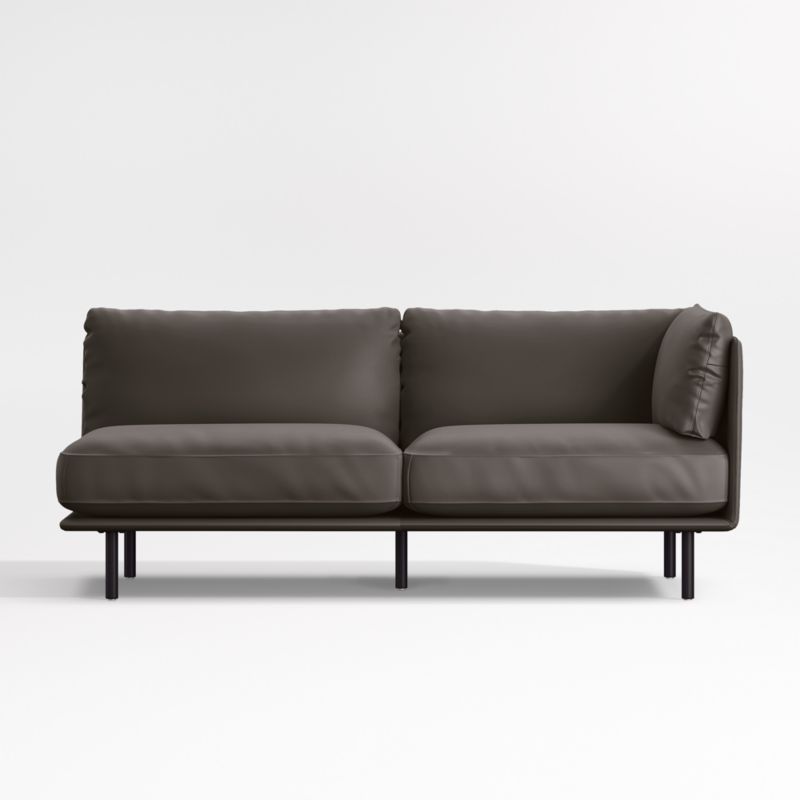 Wells Renew Vegan Leather Right-Arm Sofa Sectional Piece