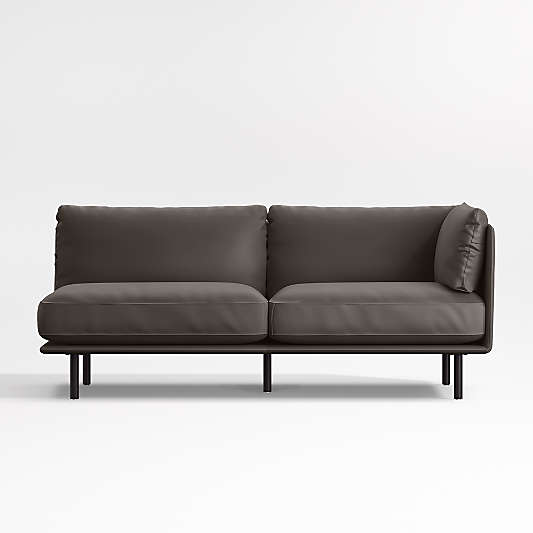 Wells Renew Vegan Leather Right-Arm Sofa Sectional Piece