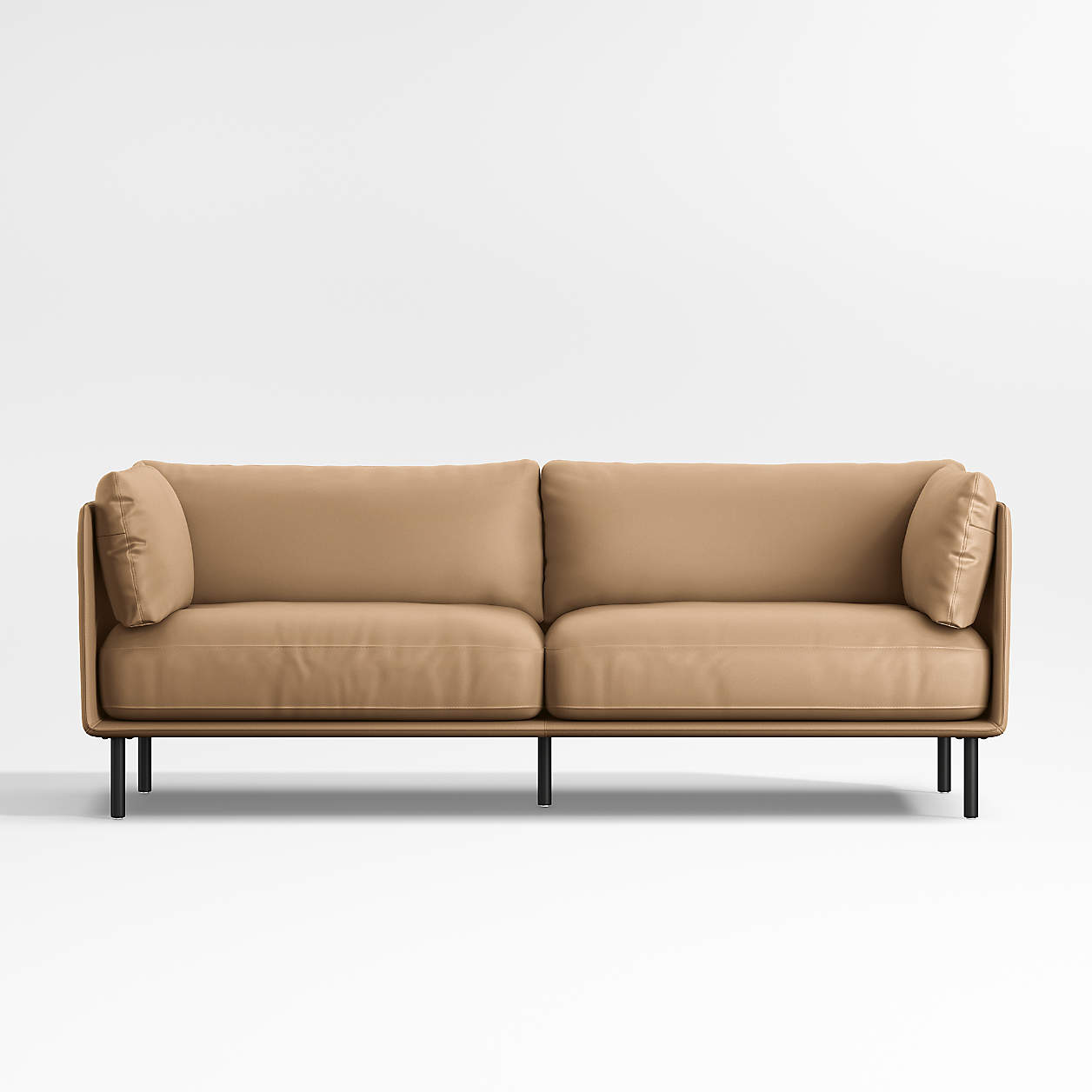 Wells Renew Vegan Leather Sofa Crate & Barrel