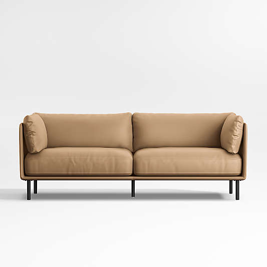 Wells Renew Vegan Leather Sofa 84"