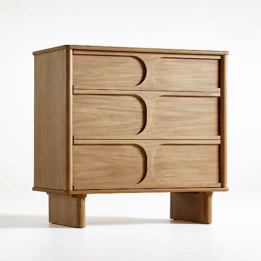 Wes 36" 3-Drawer Wood Kids Dresser