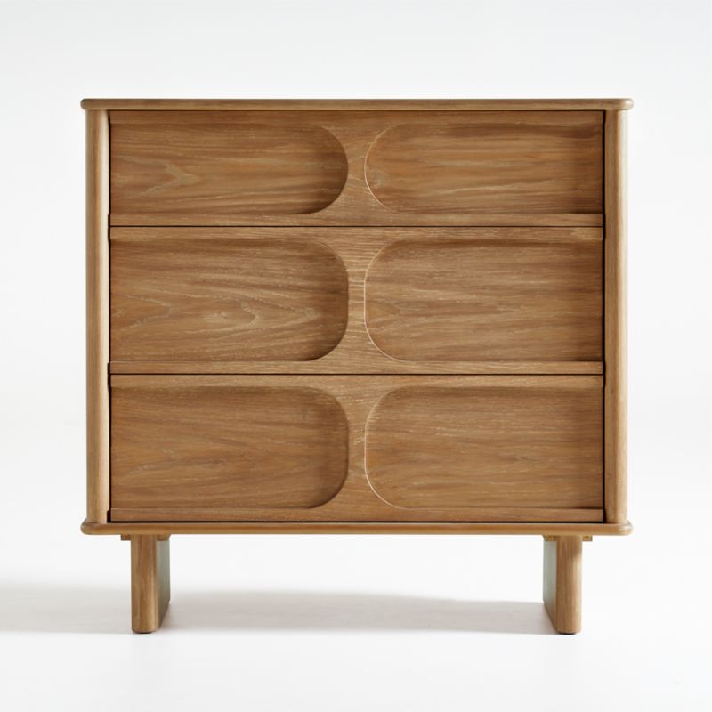 Wes 3-Drawer Wood Dresser - image 0 of 6