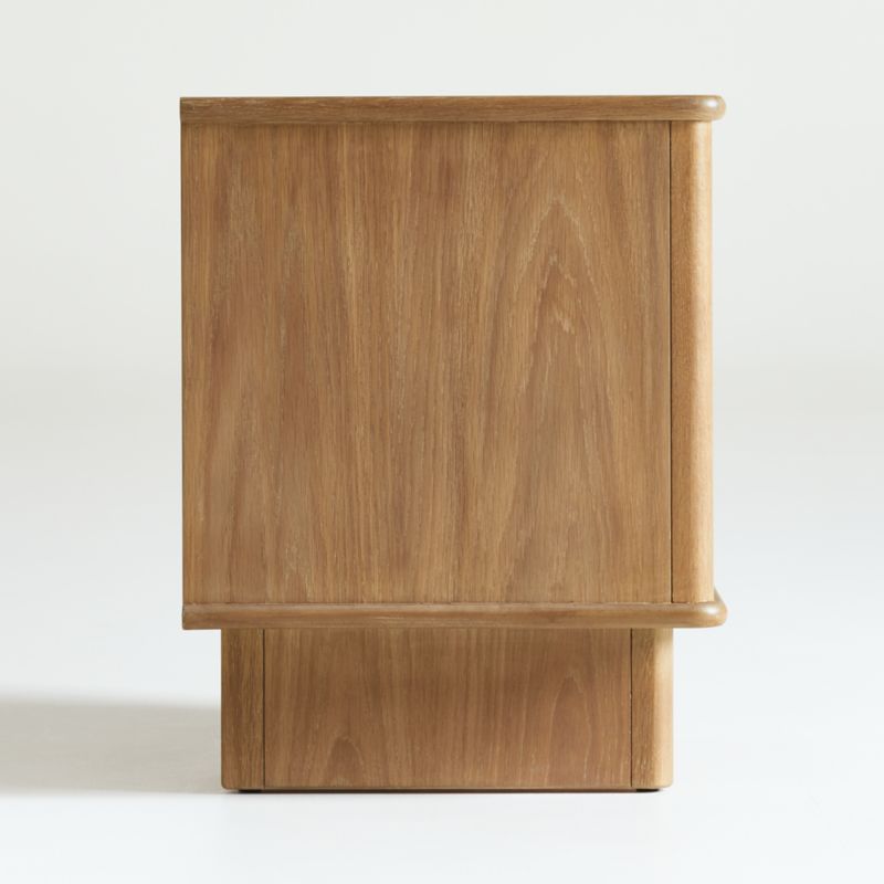 Wes Wood Nightstand with Drawer