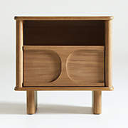 Canyon Natural Wood 2-Drawer Kids Nightstand by Leanne Ford
