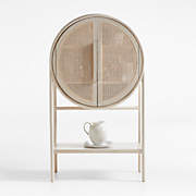 Le Panneau Oak Wood Storage Cabinet by Athena Calderone