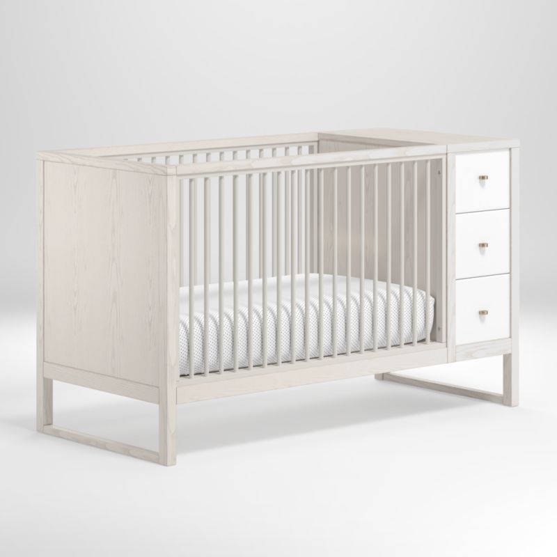 Gray, White, and Natural Wood Nursery