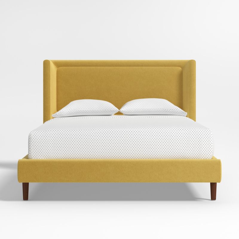 Weston Tuscan Yellow Boucle Upholstered Kids Full Bed - image 4 of 11